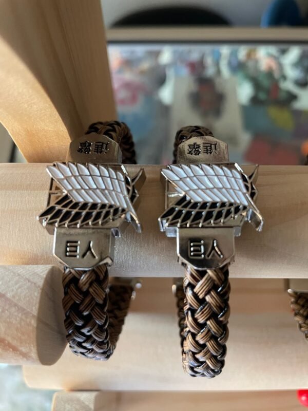 Attack on Titan bracelet Uganda Wings of Freedom anime jewelry