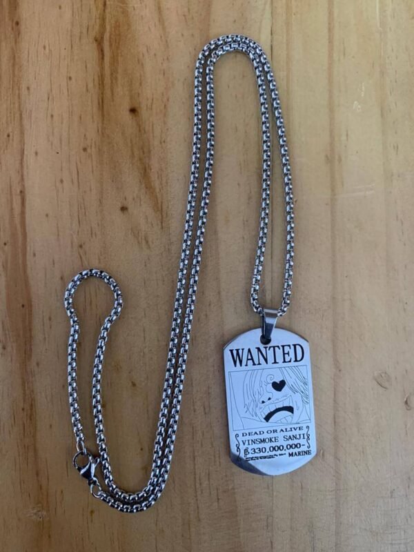 Accessories (113) Sanji Wanted Dog Tag
