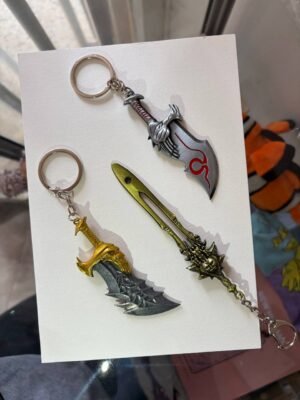 The Blades of Chaos The Draupnir Spear god of war key chain