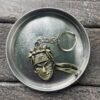Metallic Naruto Head Key Chain – Antique Bronze Gold Anime Collectible