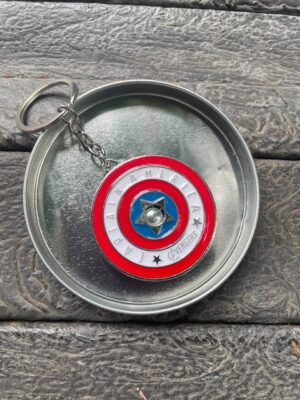 Captain America Plastic Keychain
