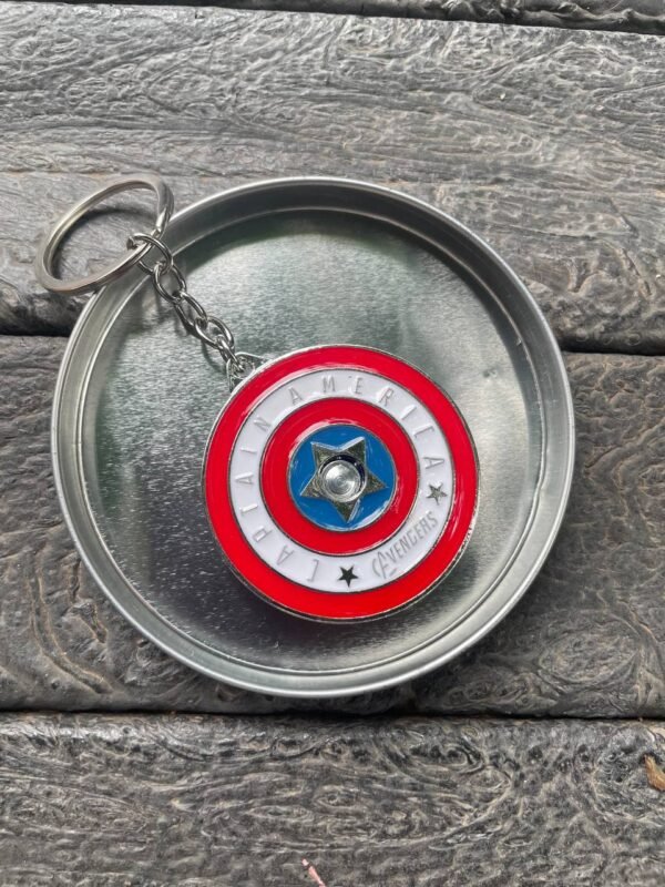 Captain America Plastic Keychain