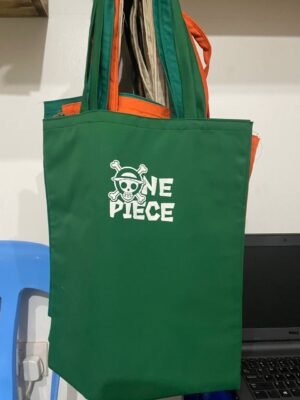 One Piece bag Uganda green cloth anime collectible