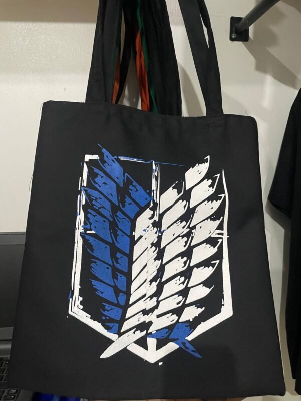 Attack on Titan bag Uganda black cloth Wings of Freedom anime