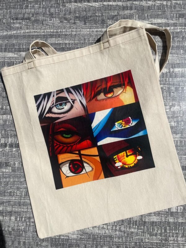 Anime bag Uganda cream cloth Gojo Eren Itachi Akaza eyes