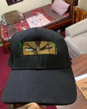 Zoro Black Cap anime accessory kaizoq anime merc, kaizoku realm anime store uganda