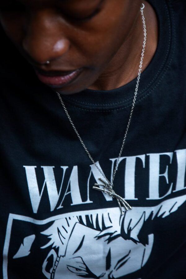 People (38) Katana Necklace Metallic Silver – Anime Collectible Jewelry Katana Necklaces Metallic Silver anime collectible kaizoq anime merc, kaizoku realm anime store uganda