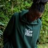 One piece green hoodie