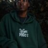 One piece green hoodie