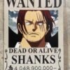 Buy the Shanks Wanted Poster in Uganda today. This legendary One Piece wall art is perfect for anime fans and collectors. Limited stock available.