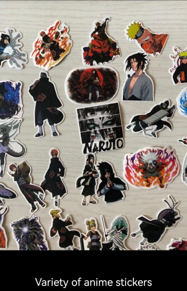 Naruto Shippuden stickers anime collectible set