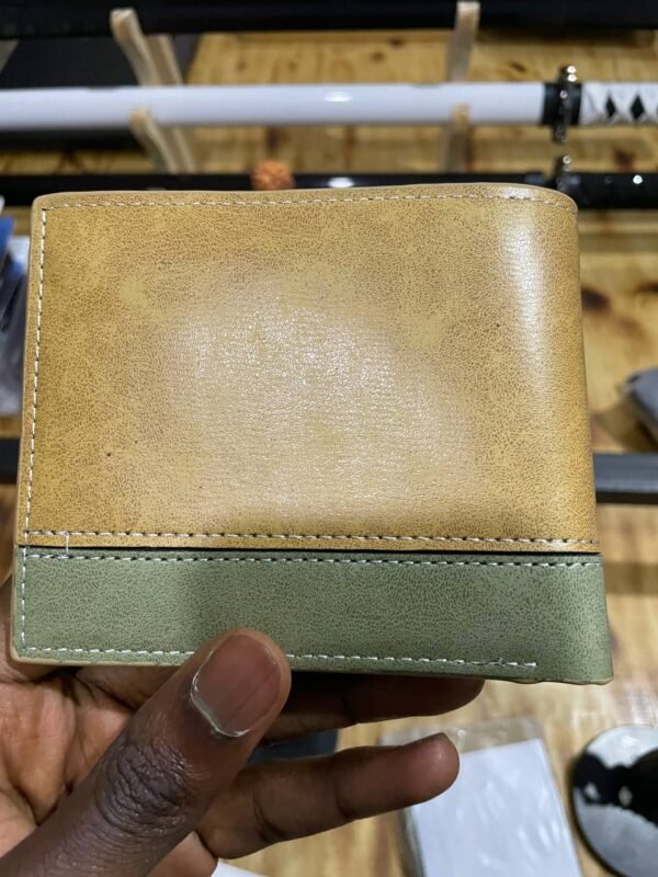 Brown Straw Hat Wallet with olive-green lining collectible anime accessory kaizoq anime merc, kaizoku realm anime store uganda