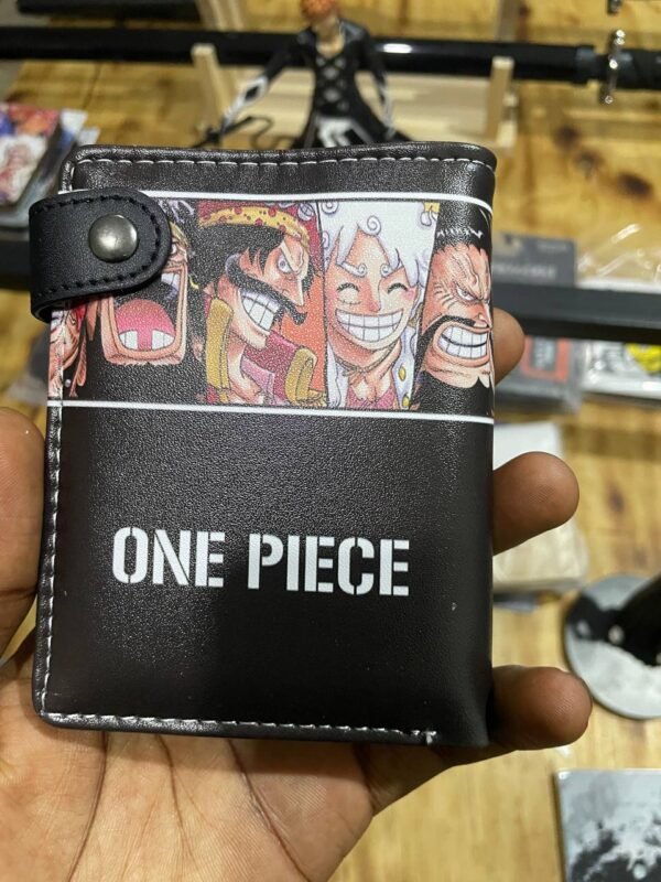 One Piece wallet Uganda Luffy Gear 5 Black anime collectible