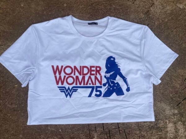 Wonder Woman White T-Shirt DC Comics Superhero Apparel