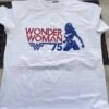 Premium Wonder Woman white t-shirt featuring a high-quality graphic of the Amazonian Warrior. Comfortable, stylish, and perfect for DC fans.