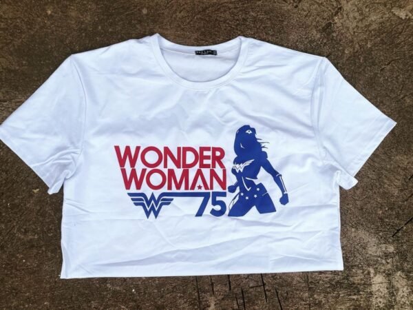Wonder Woman White T-Shirt DC Comics Superhero Apparel