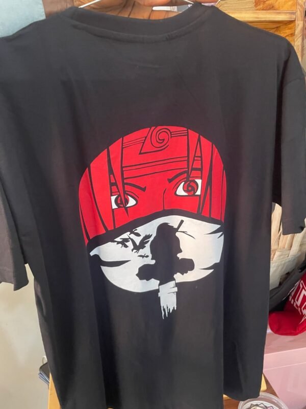 Itachi Uchiha T-shirt black anime design premium uganda