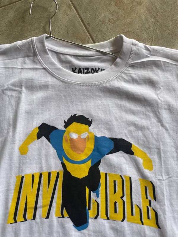 Invincible White T-Shirt Omni-Man Mark Grayson Graphic Tee