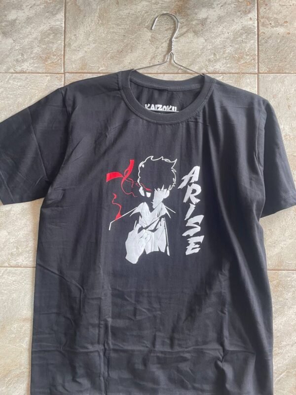 Jin Woo Arise T-shirt black anime premium design