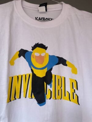 Invincible White T-Shirt Omni-Man Mark Grayson Graphic Tee