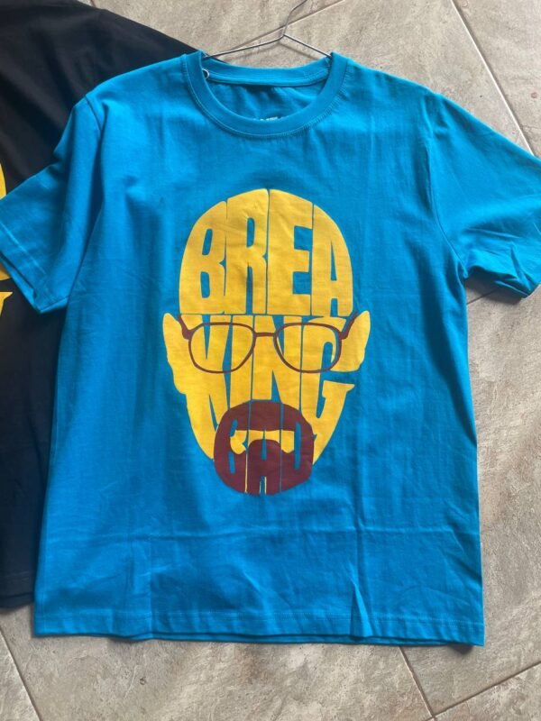 Breaking Bad Blue T-Shirt anime accessory kaizoq anime merc, kaizoku realm anime store uganda