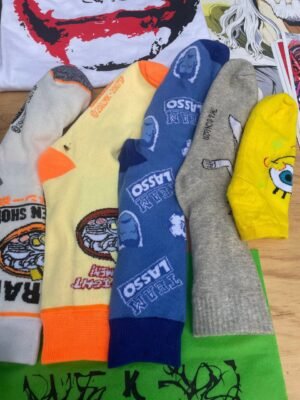 Anime-themed socks comfortable stylish kaizoq anime merc, kaizoku realm anime store uganda