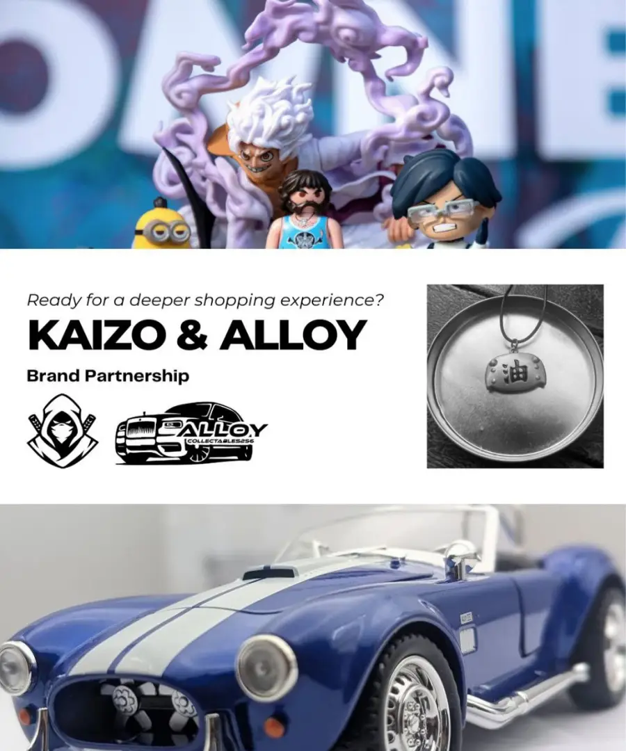 official partnership of kaizoq realm and alloy collectibles both sell anime merc in uganda, in other words your best anime shop in Uganda