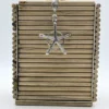 Quincy Symbol Keychain – Bleach Sternritter Quincy Cross Metal Key Holder