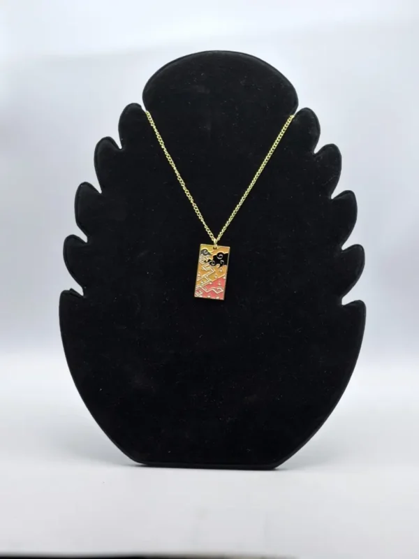 Zenitsu Agatsuma Thunder Breathing Necklace – Demon Slayer Anime Pendant