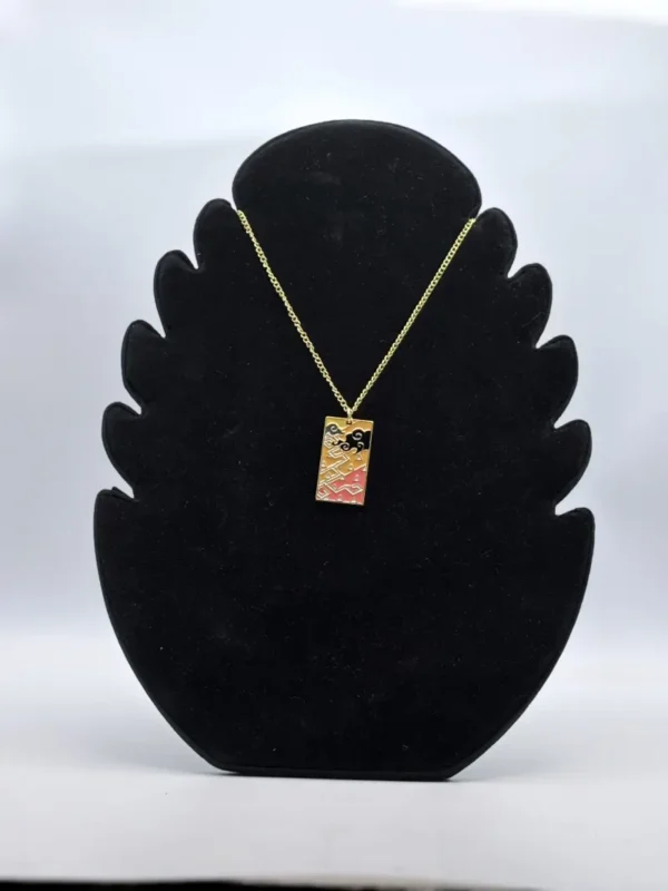Zenitsu Agatsuma Thunder Breathing Necklace – Demon Slayer Anime Pendant