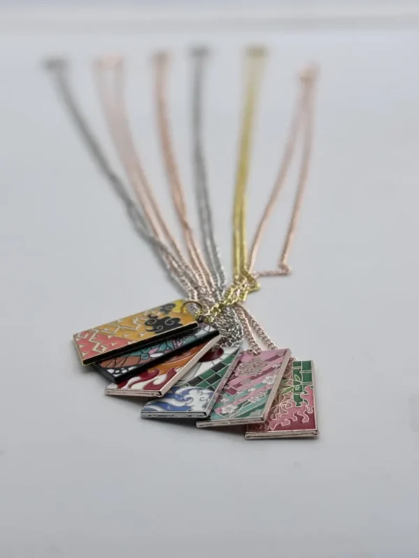 Accessories2 (99) Hashira & Demon Slayer Collection Necklaces – Zenitsu, Nezuko, Giyu, Rengoku & Tanjiro Anime Pendants Set