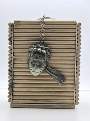 Metallic Naruto Head Key Chain