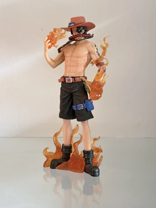 Figurines (150) Portgas D. Ace Aura Farming Figurine – One Piece Fire Fist Collectible Statue