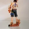 Figurines (152) Portgas D. Ace Aura Farming Figurine – One Piece Fire Fist Collectible Statue