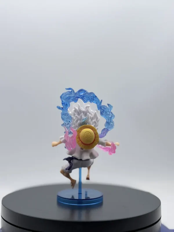 Luffy Gear 5 Mini Full Scale Figurine – Sun God Nika One Piece Collectible Statue