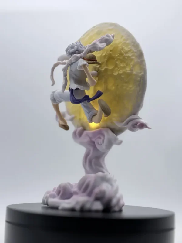Figurines2 (115) Luffy Gear 5 Sun God Nika Figurine – Glow in the Dark Jumping Anime Statue