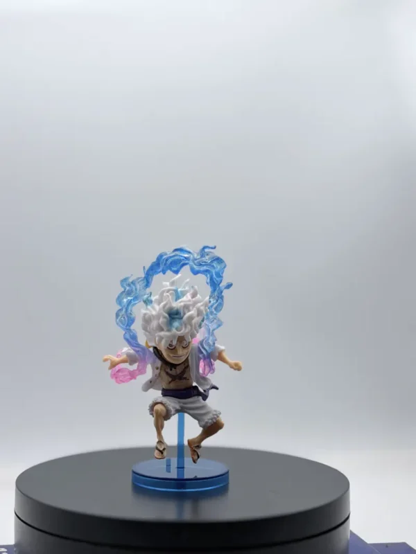 Luffy Gear 5 Mini Full Scale Figurine – Sun God Nika One Piece Collectible Statue