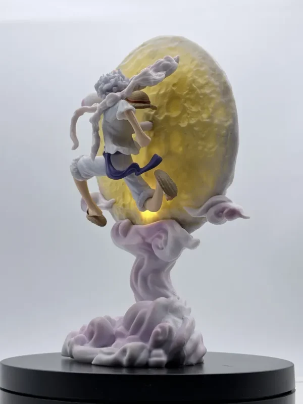 figurines (168) Luffy Gear 5 Sun God Nika Figurine – Glow in the Dark Jumping Anime Statue